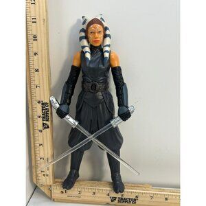 Star Wars Ahsoka Tano 12 Inch Action Figure 2013 Hasbro Lightsabers Black